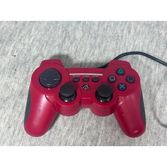 Sony Wired PlayStation 3 Red PS3 Game Controller Model ASD144 - Picture 1 of 6